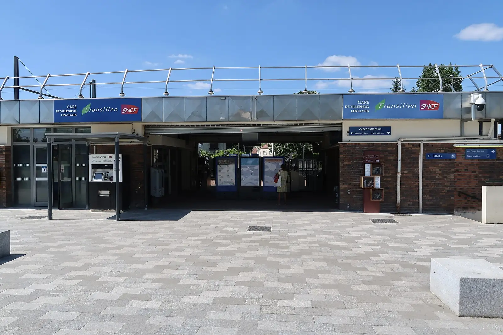 La gare de Villepreux–Les Clayes, sur la ligne N